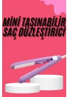 Saç Düzleştirici Pürüzsüz Parlaklık Seyahat Tipi Taşınabilir Seramik Kaplama