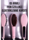 Saç Düzleştirici Tarak Isı Ayarlı Yıpranma Önleyici Düzleştirici Fön Tarak