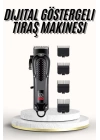 Saç Kesme Aleti Dijital Saç Sakal Tıraş Makinesi Dijital Göstergeli