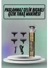 Saç Sakal Vücut Tıraş Makinesi Çizik Atma Makinesi Paslanmaz Çelik
