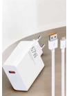 Şarj Aleti 67W Hızlı Şarj Turbo Type-C Uyumlu Şarj Adaptörü Kablosu