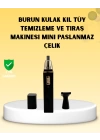 Şarjlı burun ve kulak kılı temizleme cihazı