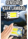Şarjlı Kafa Feneri Suya Dayanıklı Ayarlanabilir Kamp Feneri
