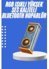 Şeffaf Mecha Taşınabilir Bluetooth Hoparlör Kablosuz Yüksek Ses Kaliteli