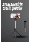 Selfie Çubuğu Tripod Bluetooth Kumandalı Selfie Çubuğu Telefon Tutucu