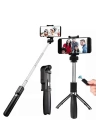 Selfie Çubuğu Tripod Bluetooth Kumandalı Selfie Çubuğu Telefon Tutucu