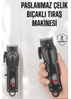 Sıfır Tıraş Makinesi Dijital Göstergeli Paslanmaz Çelik Bıçaklı Taşınabilir