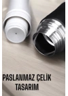 Şık ve Dayanıklı 3 Bardaklı Termos Seti Uzun Süre Isı Koruma Özellikli