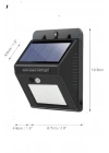 Solar Güneş Enerji Panelli Sensörlü Lamba Enerji Tasarruflu