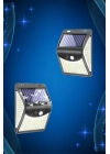 Solar Sensörlü Duvar Lambası Bahçe Lamba 20 Led Işık