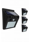 Solar Sensörlü Duvar Lambası Bahçe Lamba 20 Led Işık