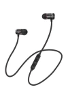Sports Mıknatıslı Siyah Bluetooth Kulaklık Kablolu Uzun Pil Ömrü