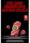 Stres Çarklı Oyuncu Kulaklığı Güçlü Bass Gamer Bluetooth Kulaklık Kablosuz