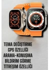 Suya ve Toza Dayanıklı 45 MM Akıllı Saat Bildirim ve Cevapsız Çağrı Görüntüleme