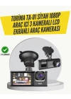 TA-01 3 Kameralı 1080P Araç Kamerası Siyah