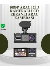 TA-01 G-Sensörlü 3lü Kayıtlı Araç Kamerası