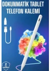 Tablet Kalemi iOS Android Windows Uyumlu Yedek Uçlu Universal Çizim Kalemi