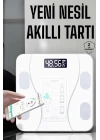 Tartı Baskül Dijital Elektronik Tartı Vücut Analiz Wifi Akıllı Yağ Ölçer