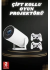 Taşınabilir Android Projeksiyon Ayaklı Çift Kollu 4K Çözünürlüklü Sinema Projeksiyonu