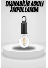 Taşınabilir Askılı Ampul Kamp Lambası Askılı Type-C Şarjlı Bahçe Lambası