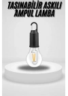 Taşınabilir Askılı Ampul Kamp Lambası Askılı Type-C Şarjlı Bahçe Lambası