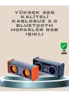 Taşınabilir Bluetooth Hoparlör – LED Işıklarla