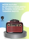 Taşınabilir Bluetooth Hoparlör – Modern Teknoloji ile Nostaljik Radyo Deneyimi, FM/AM Fonksiyonu