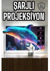Taşınabilir Sinema Oyun Projektörü Akıllı Projeksiyon Android 11