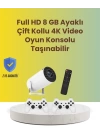 TÇift Kollu Tasarımlı Kablosuz Projeksiyon – 4K, 10.000 Oyun ve Smart App Desteği