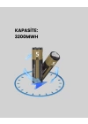 Tekrar Şarj Edilebilir AA USB Type-C Pil | 1000+ Döngü | 1.5V Sabit Voltaj