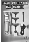 Tıraş Makinesi Paslanmaz Çelik Taraklı Güçlü Motor