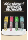 Tıraş Makinesi Renkli Dijital Göstergeli Epilasyon Öncesi Kısaltma Makinesi