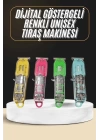 Tıraş Makinesi Renkli Dijital Göstergeli Epilasyon Öncesi Kısaltma Makinesi