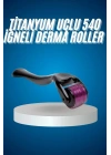 Titanyum Uçlu Derma Roller 540 İğneli 1 mm Gözenek Azaltıcı Akne İzlerine Uygun