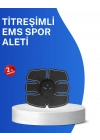 Titreşimli EMS Spor Aleti Karın Kol ve Bacak Kas Yapma Cihazı 2025 Model
