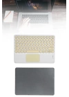 Touchpad Tüm Cihazlara Uyumlu Bluetooth Klavye Touchpad Slim Kablosuz Wifi Q Klavye