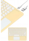 Touchpad Uyumlu Bluetooth Klavye Slim Kablosuz Wifi Q Klavye