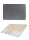 Touchpad Uyumlu Bluetooth Klavye Slim Kablosuz Wifi Q Klavye