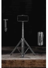 Tripod Kablosuz Bluetooth Bağlantılı Selfie Çubuğu 360 Derece Dönebilen