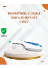 1500W Taşınabilir Buharlı Ütü | Tüm Kumaşlara Uygun, Aksesuar Setli, Kompakt Tasarım