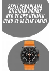 Tüm Telefonlara Uyumlu Akıllı Saat Uyku ve Sağlık Takibi Nabız Ölçer Adım sayar