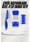 Tüy Fırçası Bit Tarağı Seti Evcil Hayvan Tüy Toplayıcı Bit Pire Önleyici Tarak