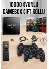 TV Box Çift Oyun Kollu 10000 Oyunlu Atari