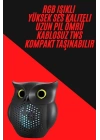 TWS Bluetooth Hoparlör Baykuş Tasarımlı Taşınabilir RGB Işıklı Uzun Pil Ömrü
