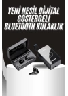 TWS Bluetooth Kulaklık Aynalı Kulaklık Dijital Göstergeli Dokunmatik Kontrol