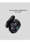 TWS Bluetooth Kulaklık Kulak İçi Kablosuz Dijital Göstergeli Çağrı Cevaplayabilen