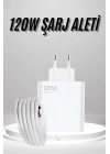 Type C Yüksek Hızlı Şarj Aleti Beyaz 120W Ultra Uzun Ömürlü