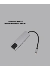 Type‑C Dönüştürücü – 2×USB3.0, SD/MS, 4K HDMI & RJ45 ile Profesyonel Kullanım
