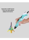 Üç Boyutlu 3D Yazıcı Kalem ABS ve PLA Uyumlu