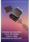 Ucuz Kaliteli Akıllı Saat ve Powerbank Bluetooth Kulaklık 5.1 Stereo ANC Özelliği